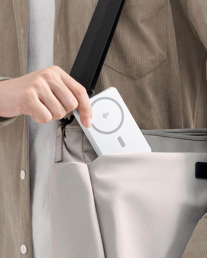 Baseus Qi2 Magsafe Powerbank 10000mAh, Magnetische Power Bank Kabellose, Externe Batterie PD 22.5W S