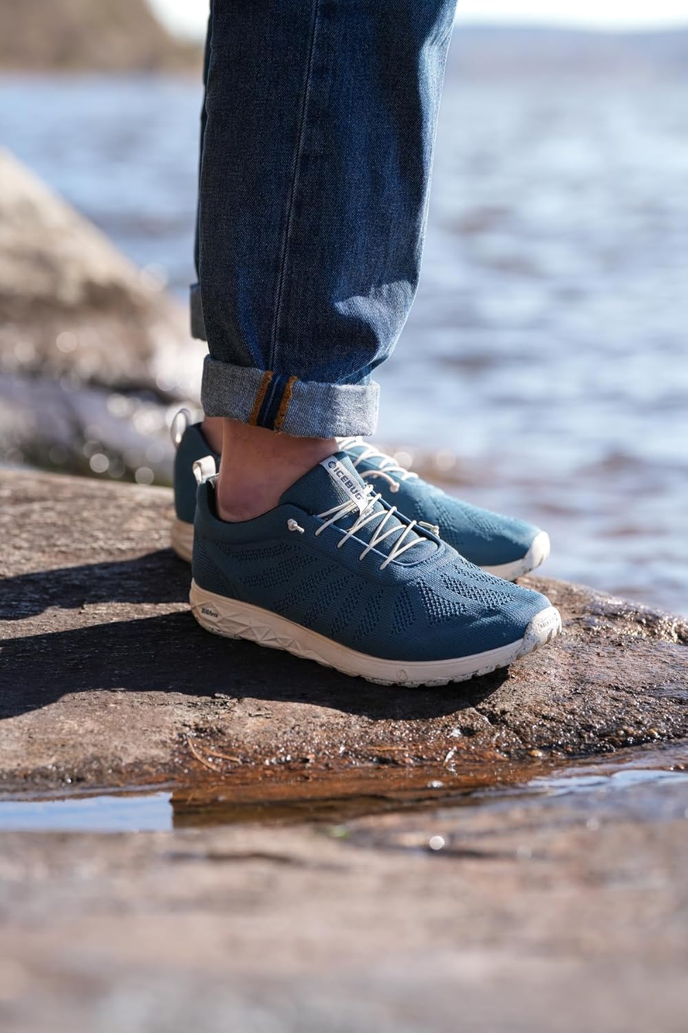 ICEBUG Eli RB9X leichter Sommer-Sneaker aus recycelten Materialien Damen + Herren, 37 EU Steel Blue