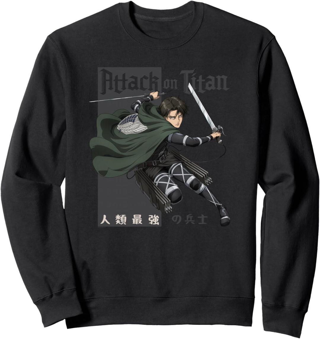 Attack on Titan Season 4 Der Stärkste Soldat der Menschheit Sweatshirt