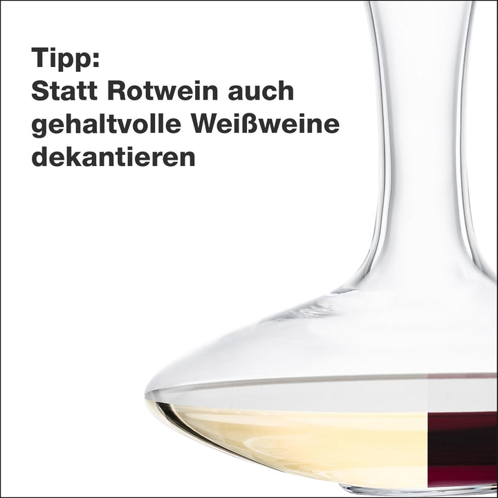 EISCH Dekanter Performance - handgefertigt – für Rotwein & Weisswein - hochwertiges Kristallglas - e