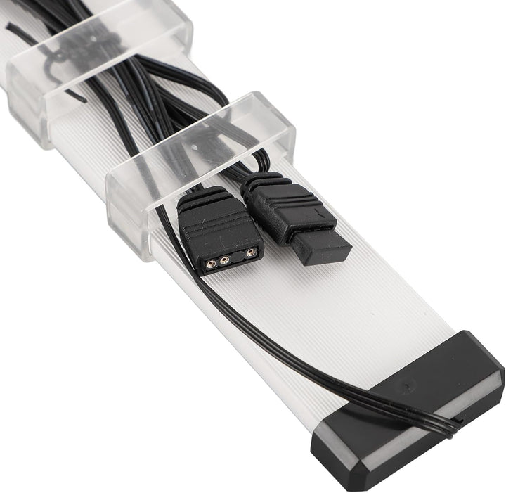 Gugxiom RGB -PSU -Kabelweiterungen, 5 V 3 Pin ARGB -PC -Kabel, Biegbares Kabel von Silikon (X8 flach
