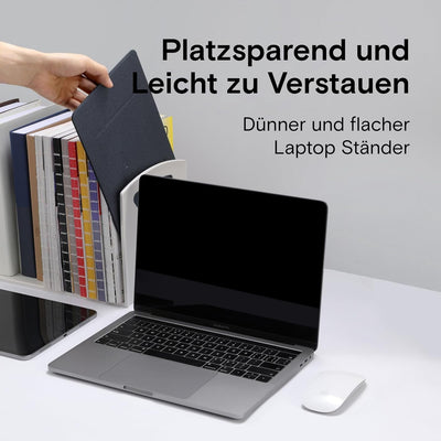 MOFT Laptop Ständer, Faltbarer Notebookständer mit 2 verstellbaren Winkeln, Tragbarer Universeller N