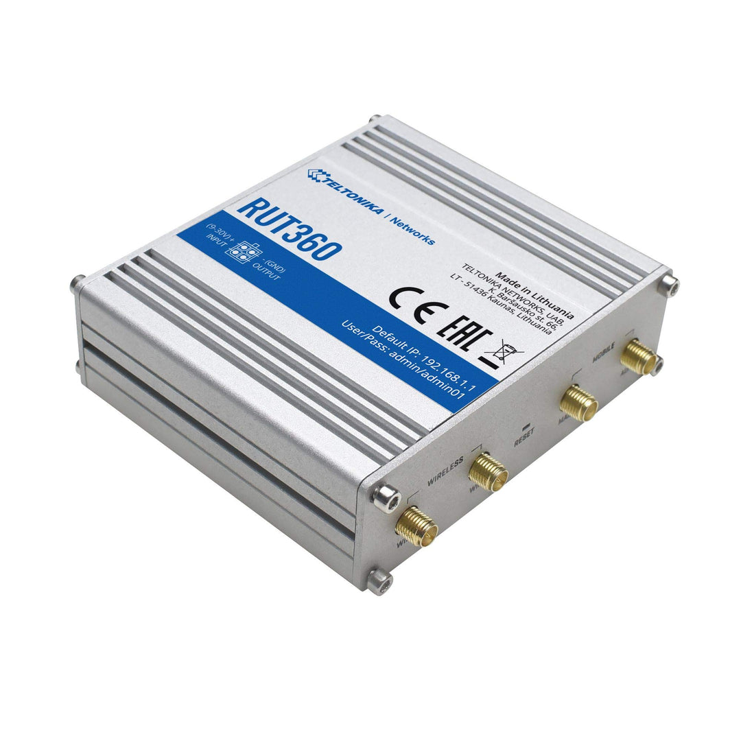 TELTONIKA PrzemysÅ‚owy Router RUT360 4G LTE CAT 6