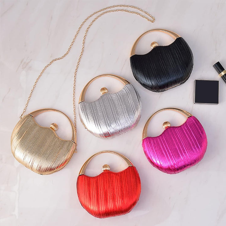 CORIOS Damen Abendtasche Glitzer Henkeltasche Funkelnd Clutch Tasche Hochzeit Brautbörse Schultertas