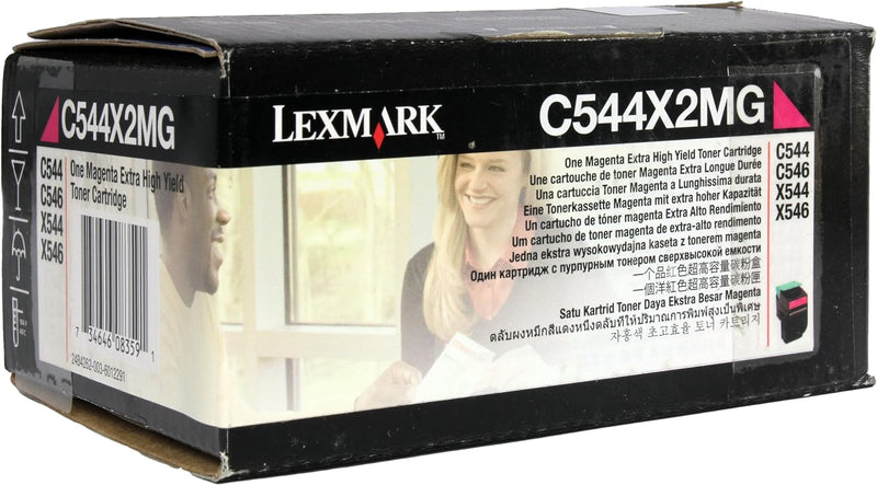 Lexmark C544X2MG C544, X544 Tonerkartusche 4.000 Seiten, magenta