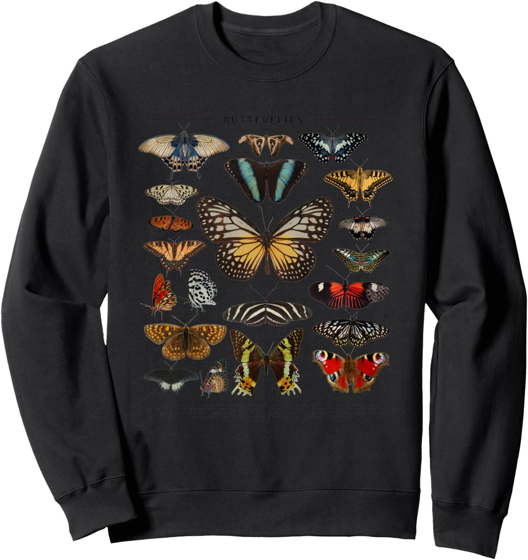 Set aus Schmetterling Entomologe Wissenschaft, Geist Tier Sweatshirt