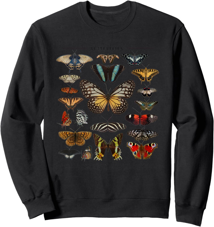 Set aus Schmetterling Entomologe Wissenschaft, Geist Tier Sweatshirt