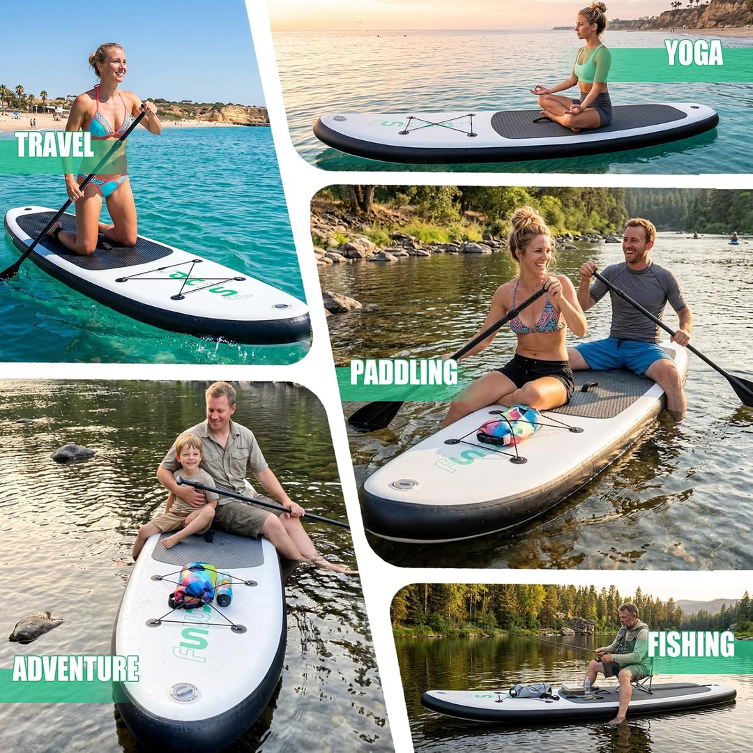 FunWater Aufblasbares Stand Up Paddle Board 10&
