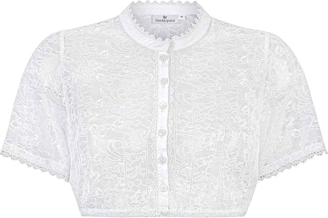 Stockerpoint Damen Lyla Bluse 38 Weiss, 38 Weiss