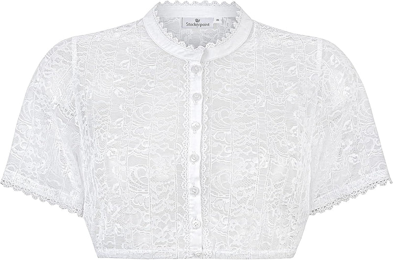 Stockerpoint Damen Lyla Bluse 36 Weiss, 36 Weiss