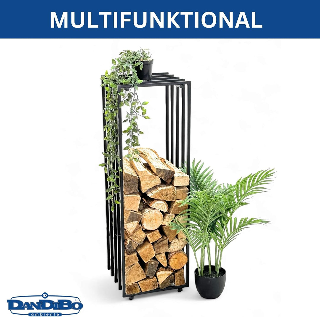 DanDiBo Blumenständer Metall Schwarz Eckig 96609 Pflanzenständer Beistelltisch Modern Design Innen O
