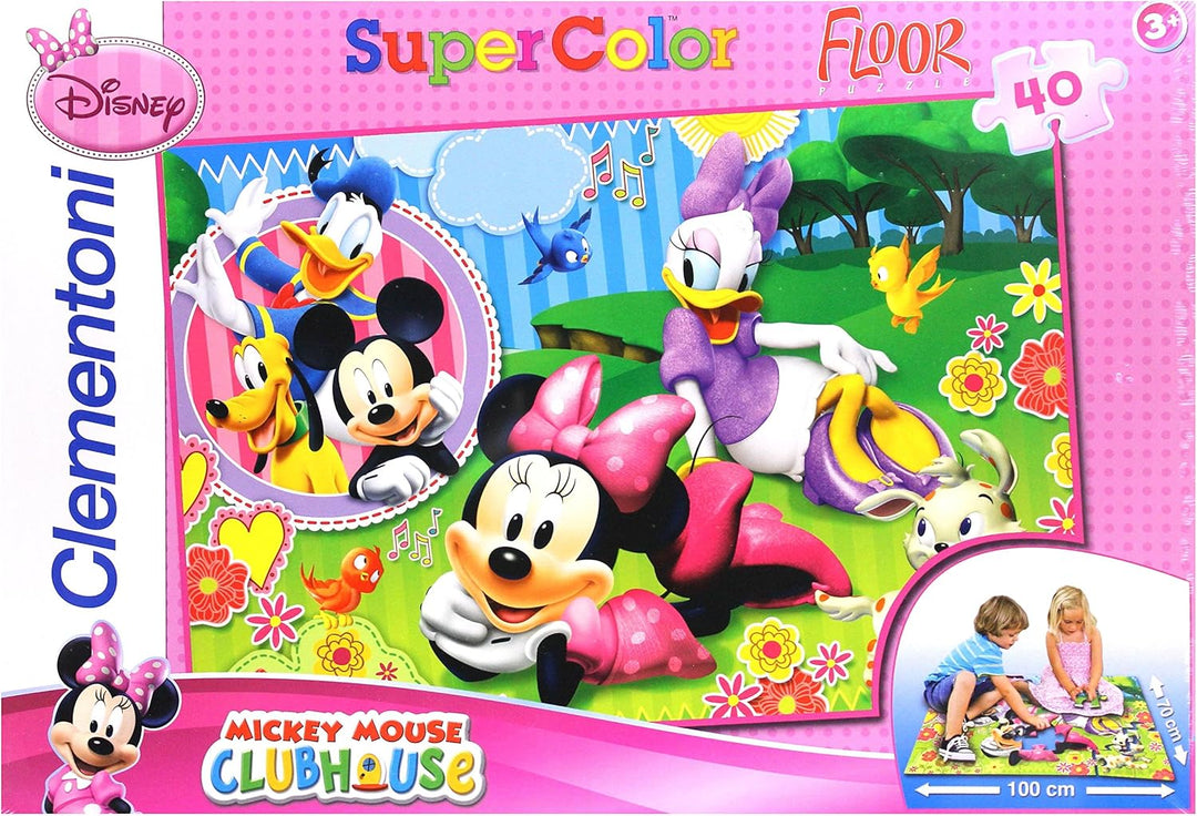 Clementoni 25439.2 - Minnie's Freunde, Puzzle, Floor, 40 teile