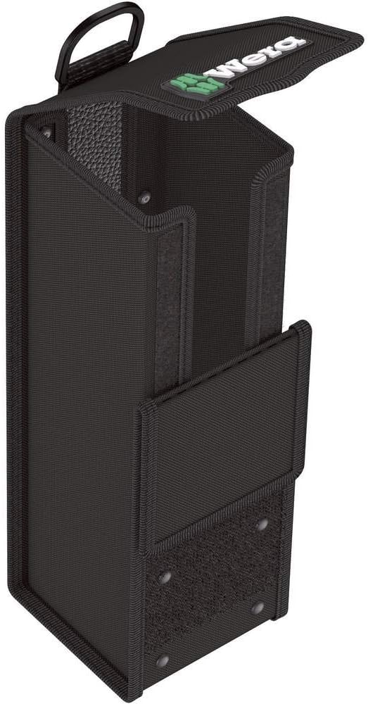 Wera 05004356001 2go 7 Textile Werkzeug Box Schwarz 100 x 105 x 300 mm Single, Single