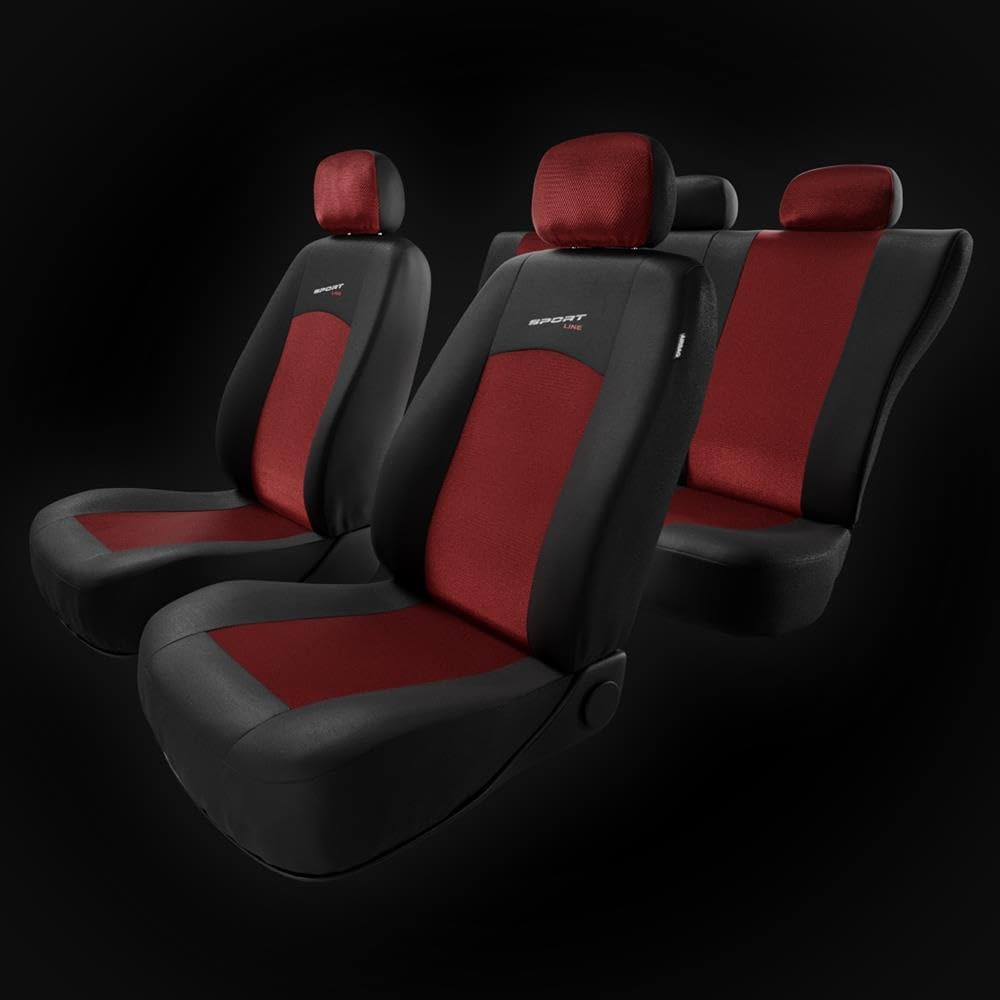 Mossa - Universal Sitzbezüge Auto kompatibel mit Opel Agila A, B (2000-2014) - Autositzbezüge Schonb