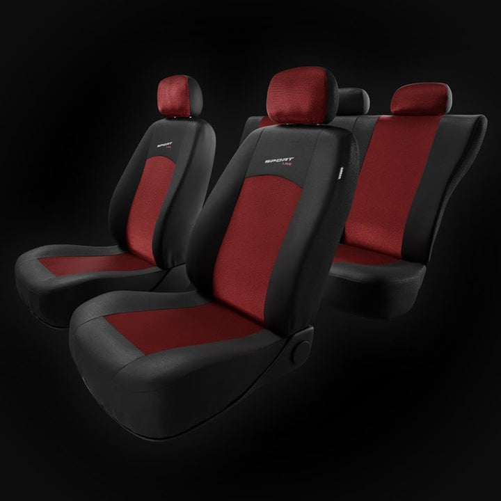 Mossa - Universal Sitzbezüge Auto kompatibel mit Opel Agila A, B (2000-2014) - Autositzbezüge Schonb