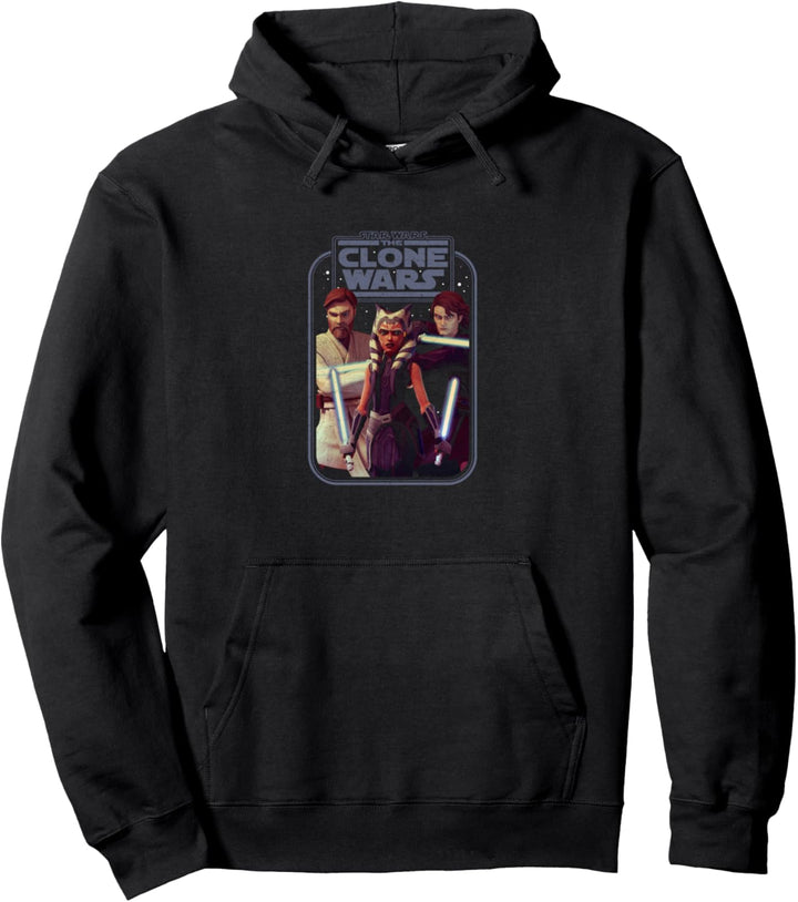 Star Wars Clone Wars Group Shot Portrait Poster Pullover Hoodie