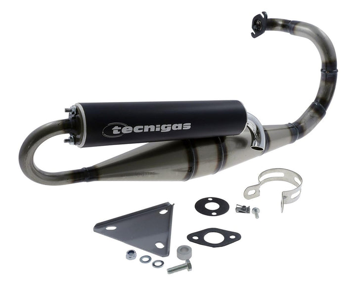TECNIGAS Auspuffanlage NEXT-R kompatibel für PEUGEOT Speedfight 2 50 AC LC 2T S1, Speedfight 1 50 LC