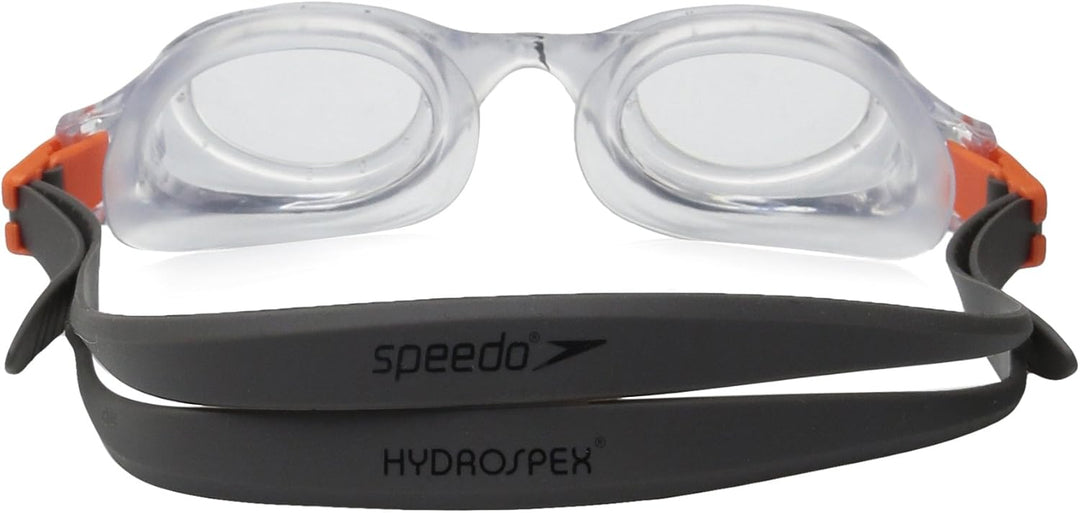 Speedo Jr. Hydrospex Classic Schwimmbrille, kein Auslaufen, Anti-Beschlag, einfache Anpassung mit UV