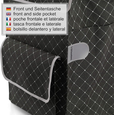 ANDERSEN Einkaufstrolley - Treppensteiger Scala Shopper Tamo anthrazit 51 L Reflektor,Thermo, leicht