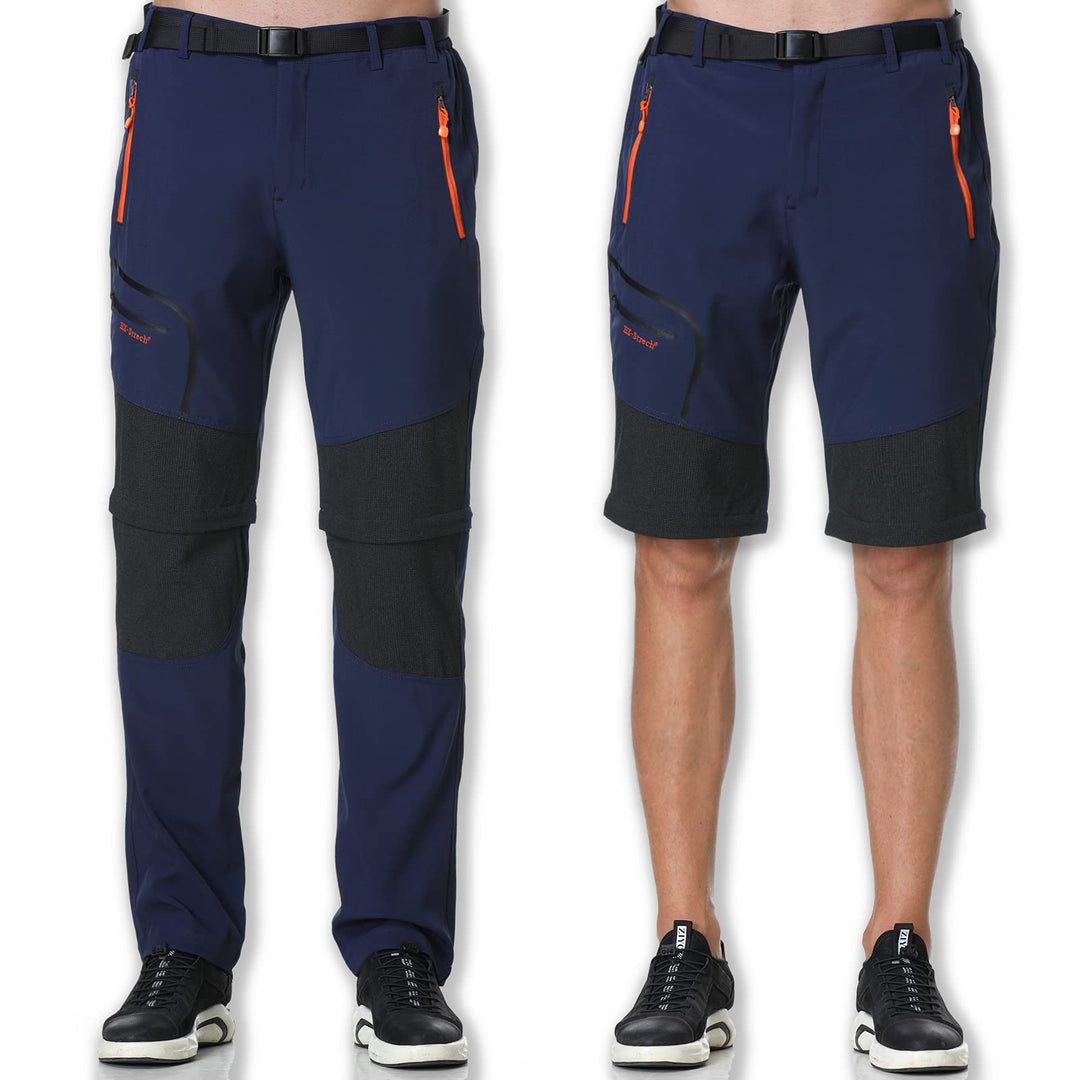 Herren Wanderhose Zip Off Trekkinghose Outdoorhose Wasserdicht Schnelltrocknend Softshellhose Abnehm