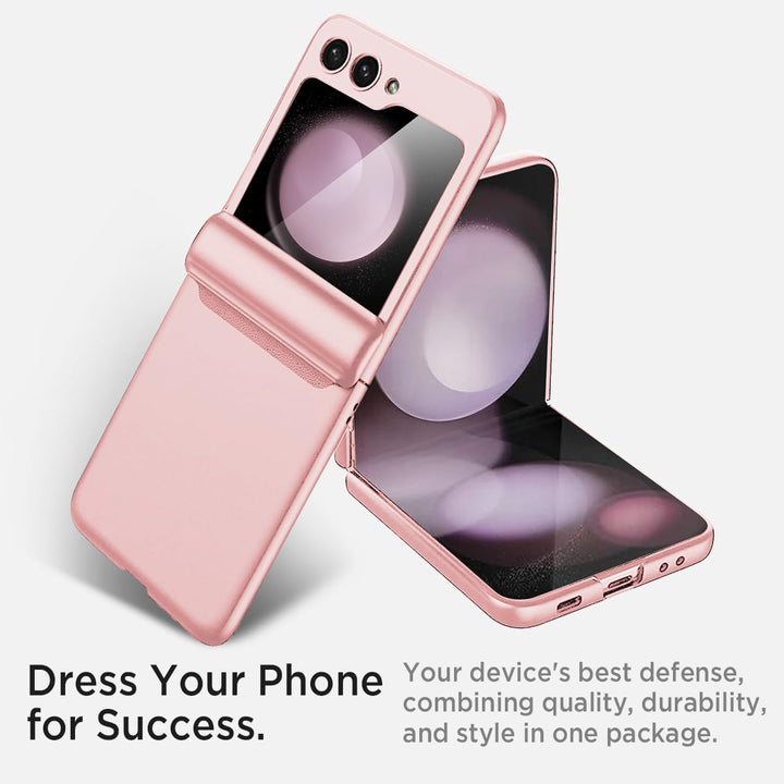 Miimall Kompatibel mit Samsung Galaxy Z Flip 5 Hülle mit Scharnierschutz Magnetischer [Externer Bild