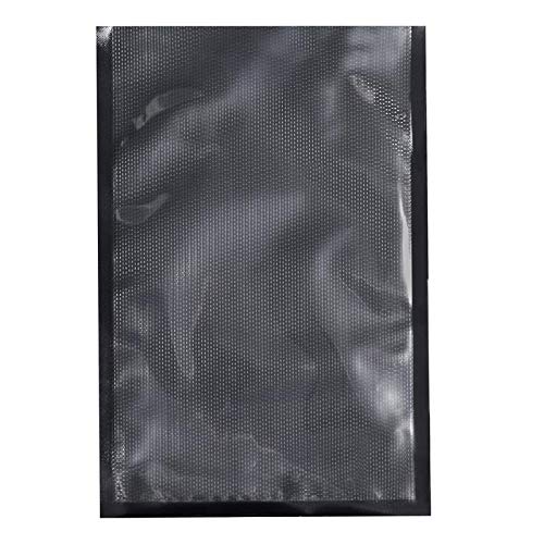 Vakuumbeutel 25 x 35 cm - 50 Stück - schwarz, einseitig transparent - passend für Vakuumiergeräte an