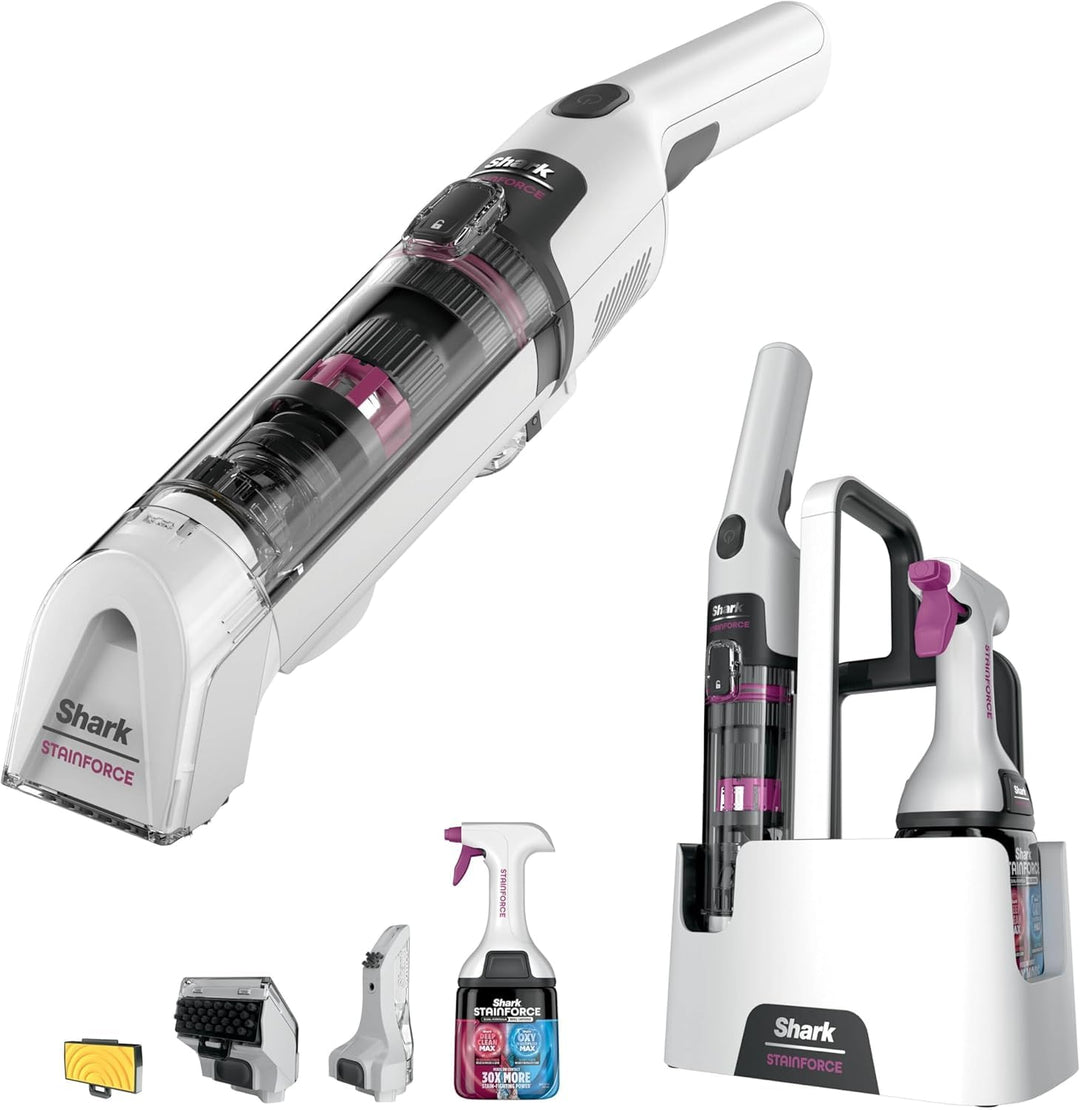 Shark StainForce HX100UKT Kabelloser Fleckenreiniger, leicht, tragbar, Flecken- und Geruchsbeseitige