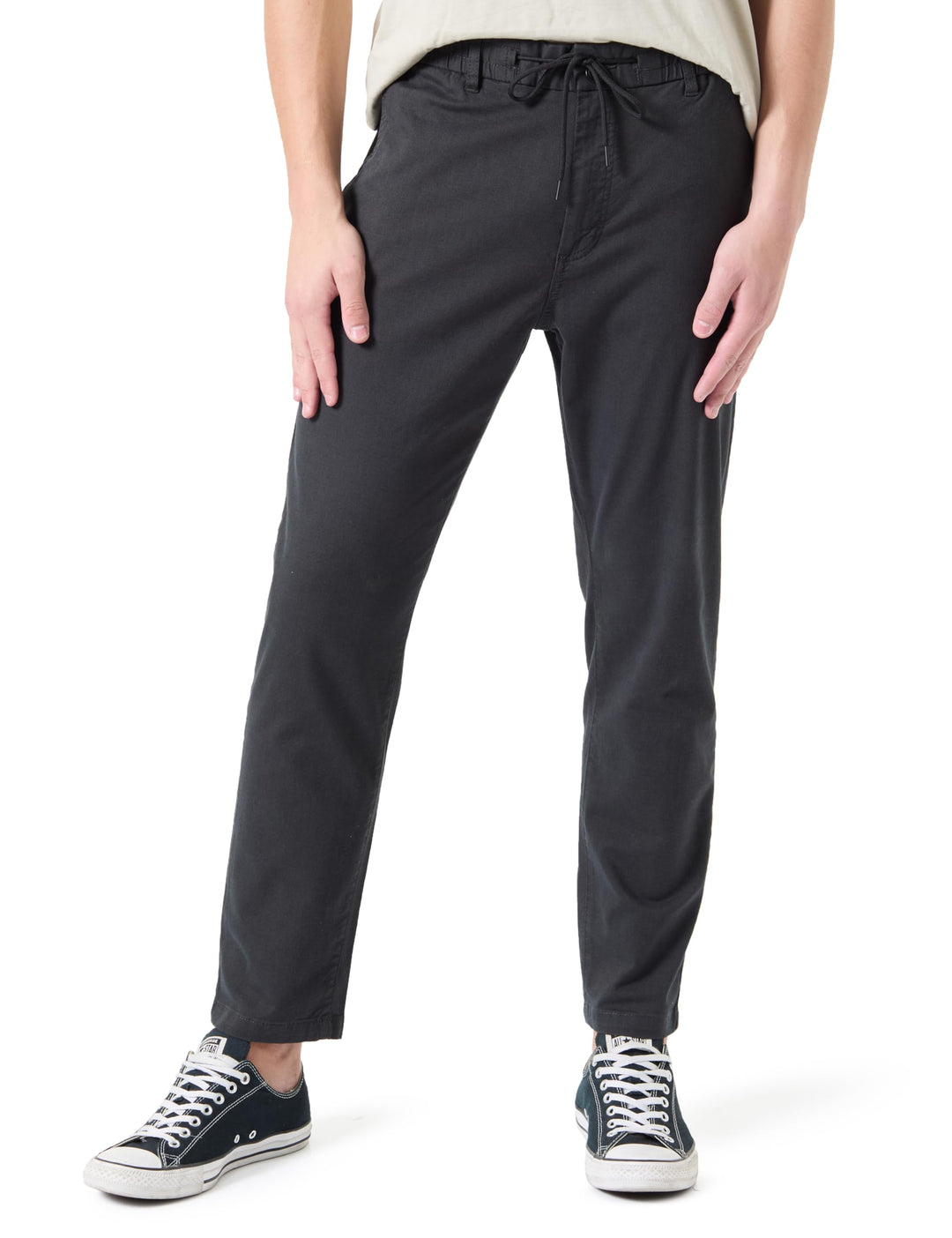 BOSS Herren Trousers_Flat 36W / 30L Black1, 36W / 30L Black1
