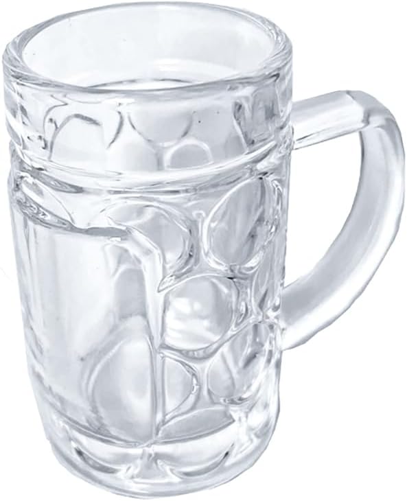 Carlso 24x Mini Bierkrug, Massglass, Seidel, Oktoberfest, Bayern Schnapsglas 4cl (12x rw/12x bw) 12