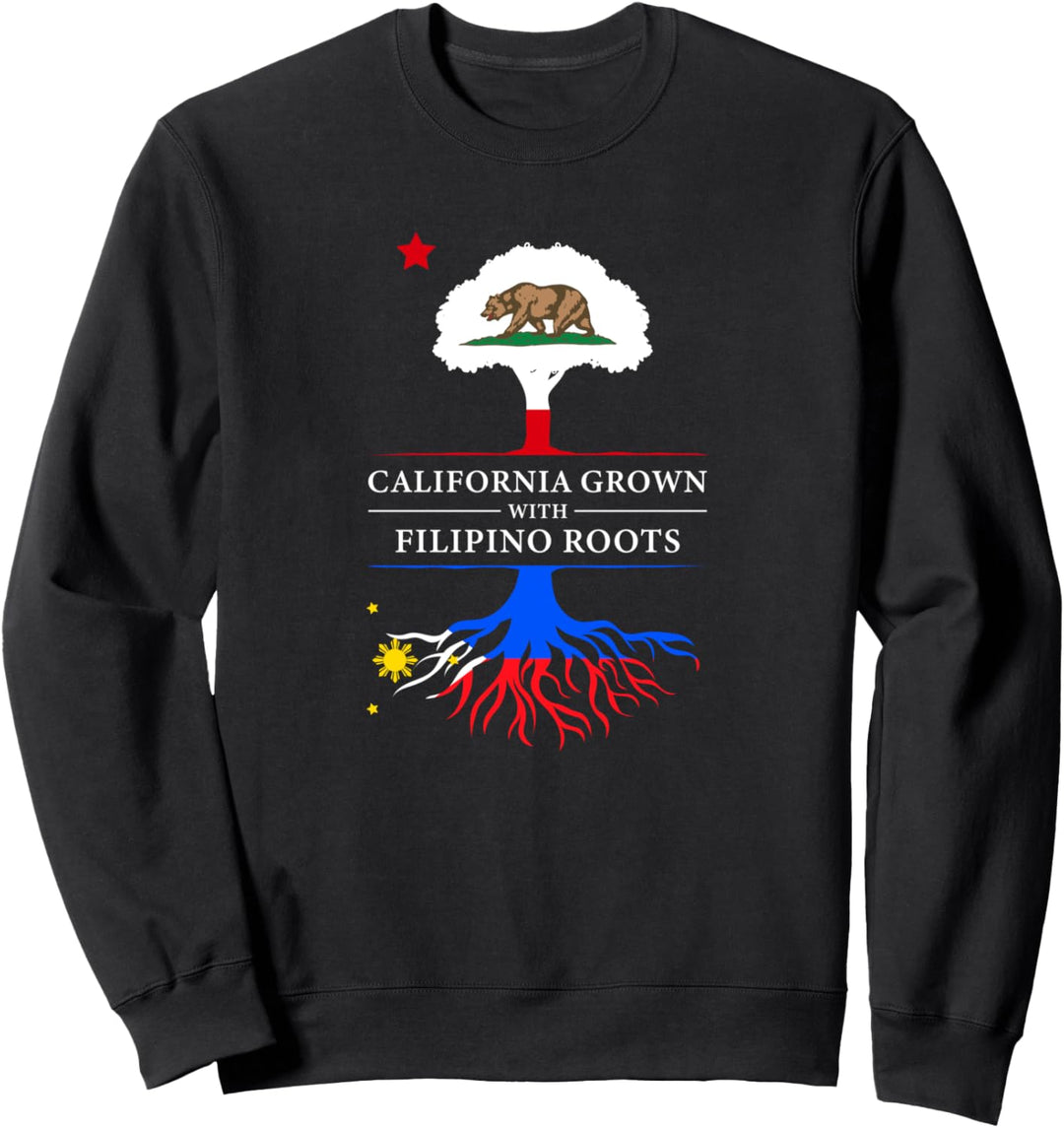 Kalifornisches Fil-Am Design für stolze Pinoys Sweatshirt