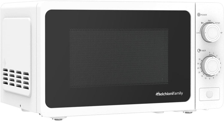 Melchioni Family Mikrowelle mit Grill 20 l, Welle, multifunktionale Mikrowelle, kleine Mikrowelle 80