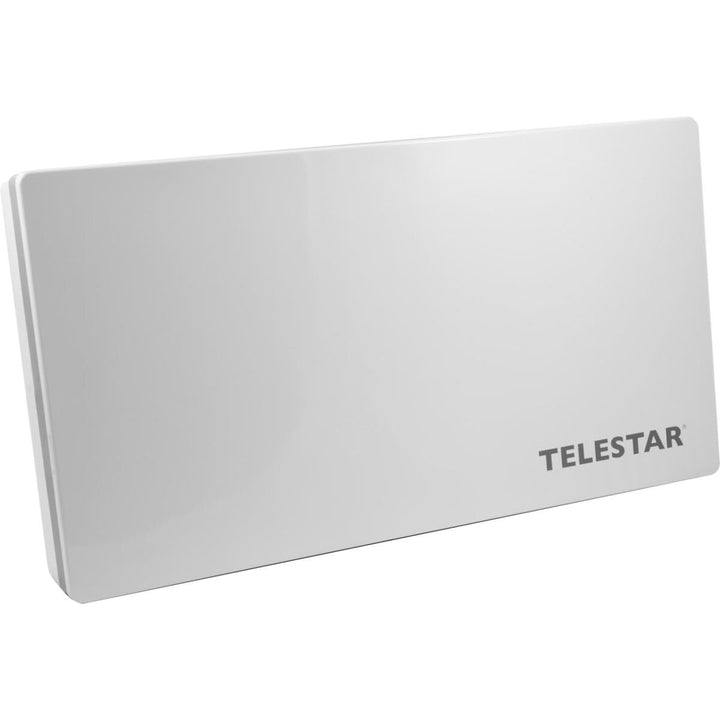 Telestar Digiflat 2 Twin Sat Flachantenne für 2 Teilnehmer (LNB: 0,2dB, 33,7 dBi Gewinn, Fenster-Wan