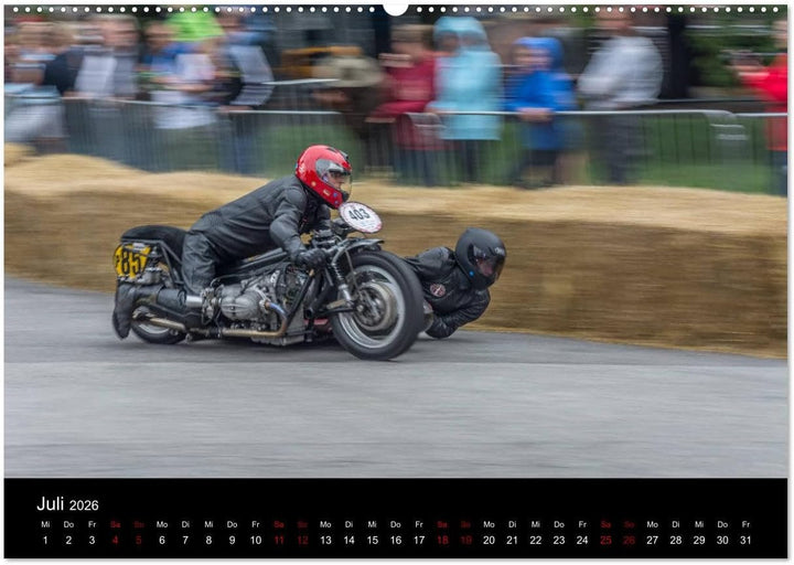 Motorsport Klassiker (hochwertiger Premium Wandkalender 2026 DIN A2 quer), Kunstdruck in Hochglanz: