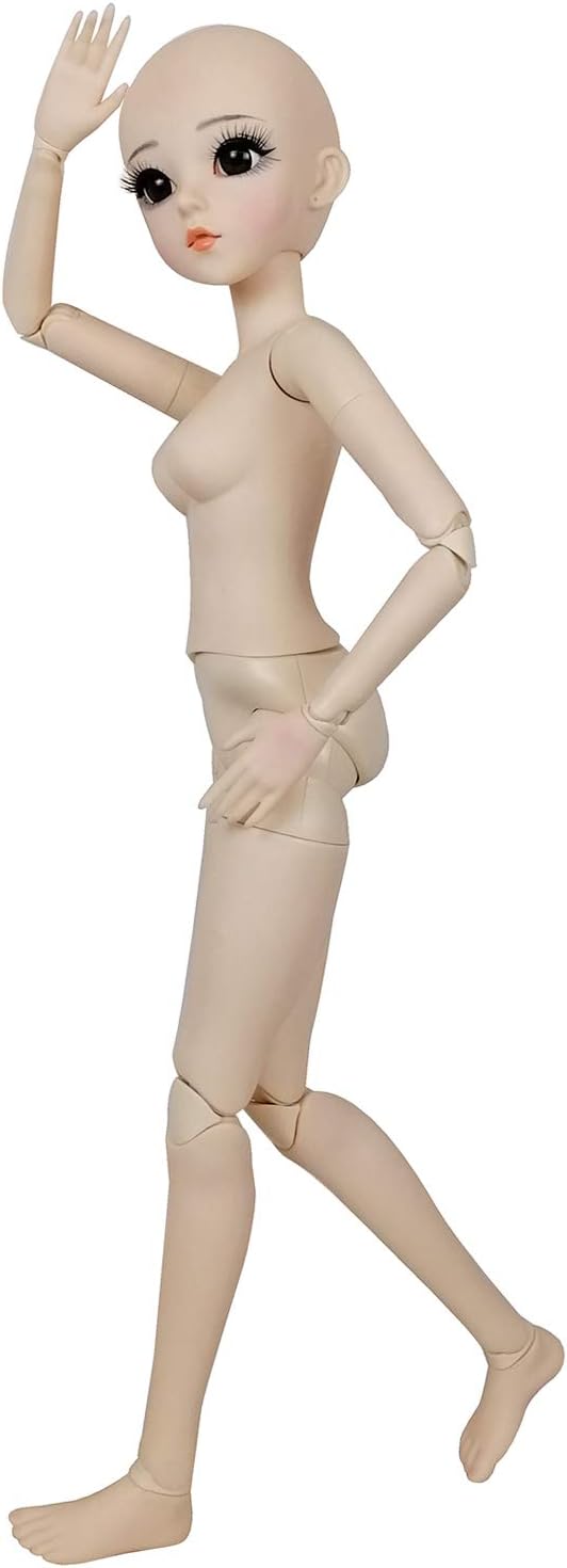 Eva BJD Massgeschneiderte 1/3 BJD Puppe 56cm 22inch DIY Kugelgelenk Puppen Nackte Gelenkpuppen