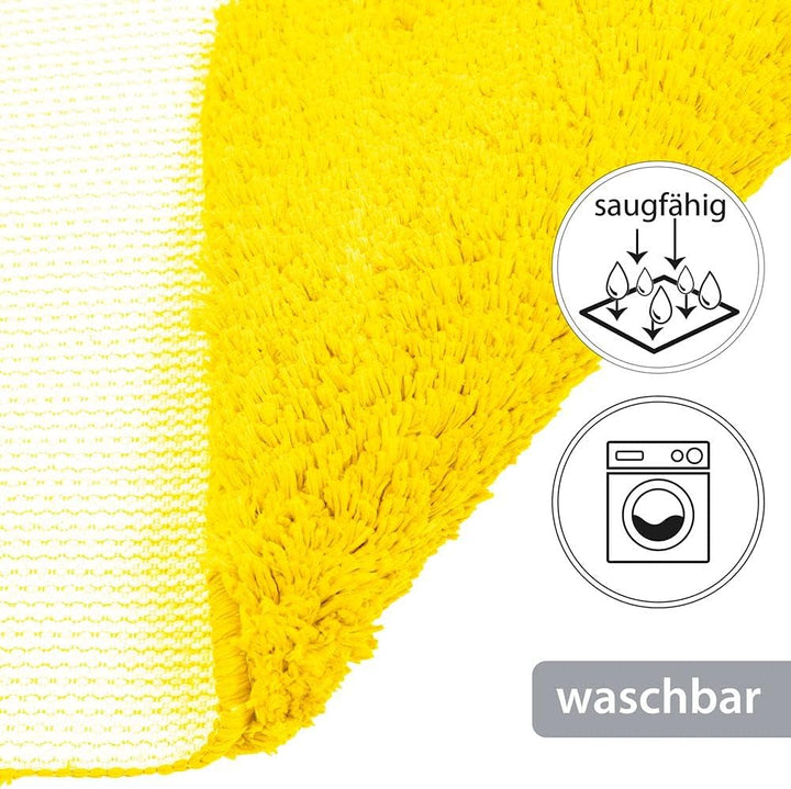 PANA Flauschiger Duschvorleger mit Eckausschnitt • Badematte in versch. Farben und Grössen • Badtepp