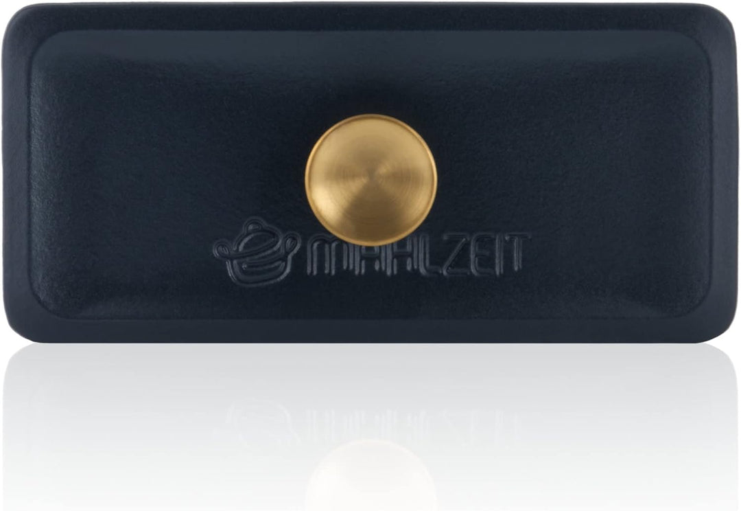 Mahlzeit Gusseisen Bräter mit Deckel emailliert | 3 Liter | Blue Berry | Backofengeeignet, Induktion