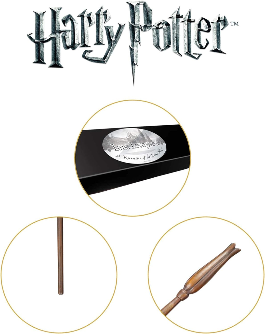 The Noble Collection Luna Lovegoods Zauberstab