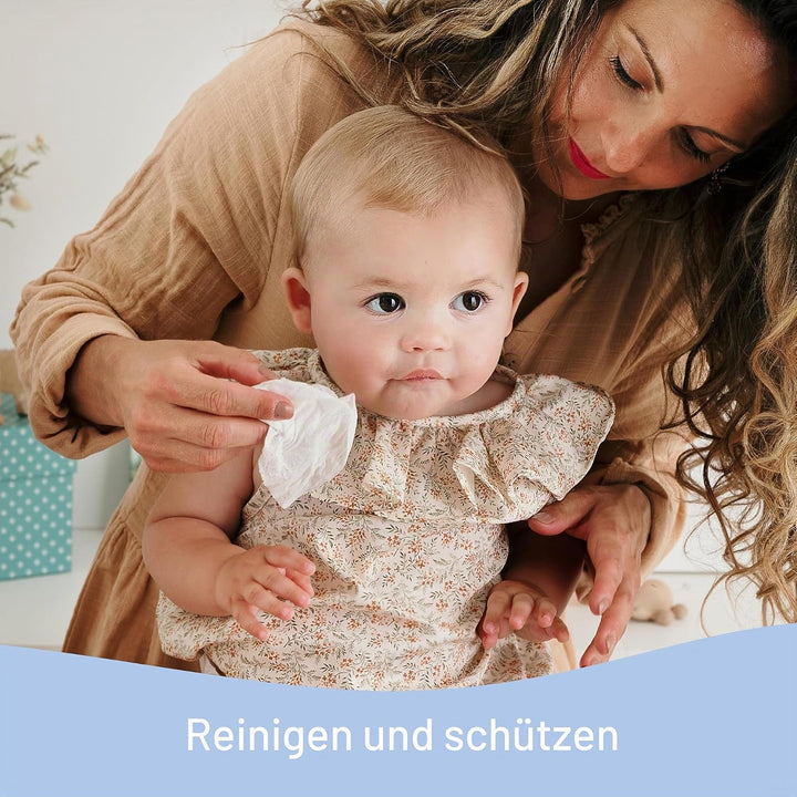 BIOLANE - Babytücher mit Wasser – 450 Tücher – 6 x 75 Stück – sanfte und effektive Reinigung – ab de