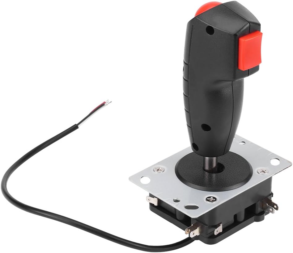 Hilitand 8 Way Flight Joystick mit Trigger & Top Button Präzise analoge Flugsteuerung für -Spiele, A