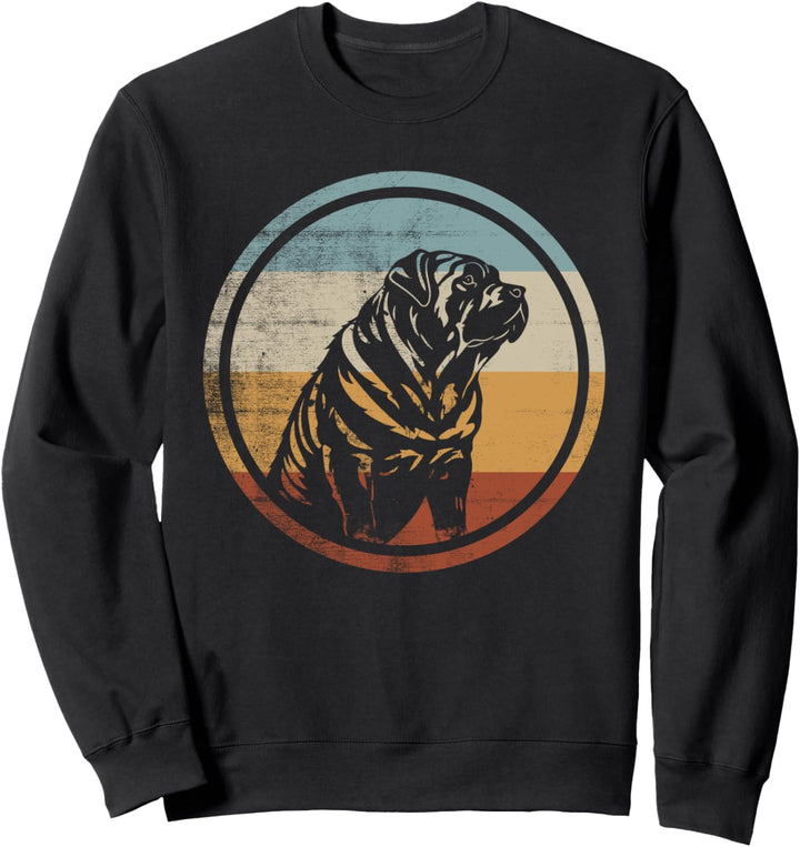 Retro Design Shar-Pei Hund Sweatshirt