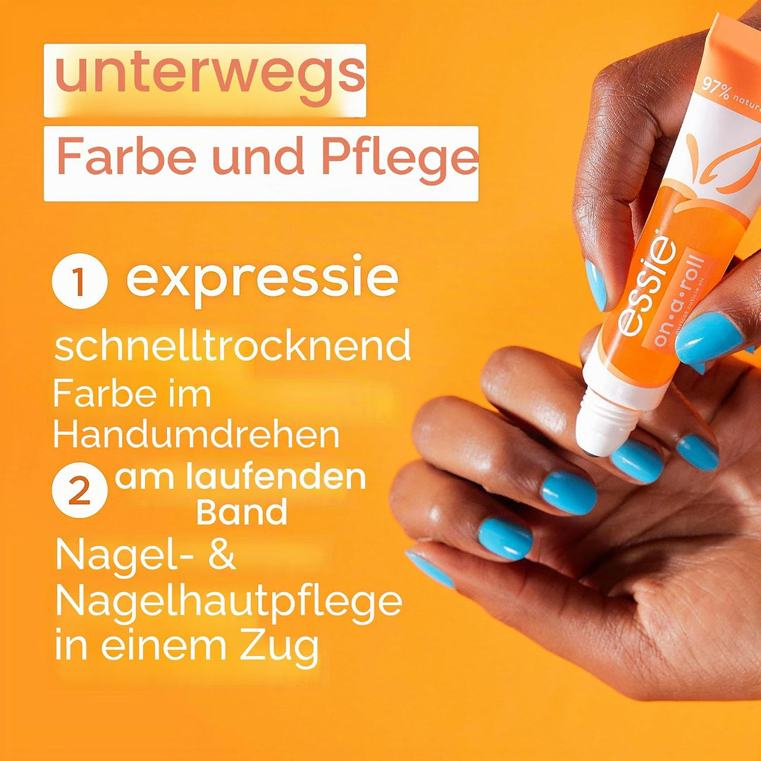 essie Schnelltrocknender Nagellack „expressie“, Vegane Formel ohne Inhaltsstoffe tierischen Ursprung