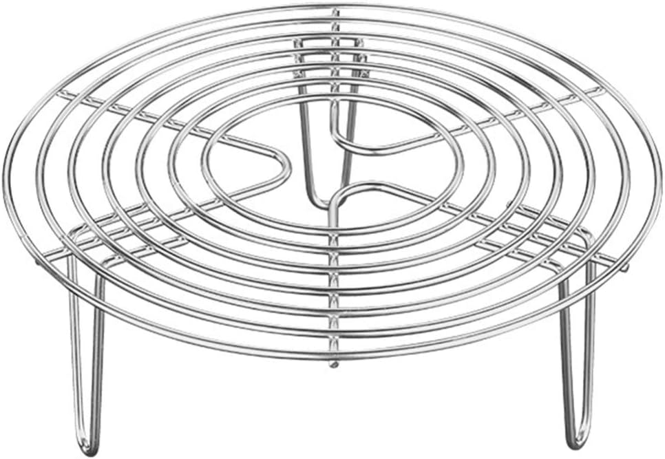 HEMOTON 20X7cm Kuchengitter Dämpfeinsatz Dampfgarer Steamer Rack Dämpfen Rack Edelstahl Strapazierfä