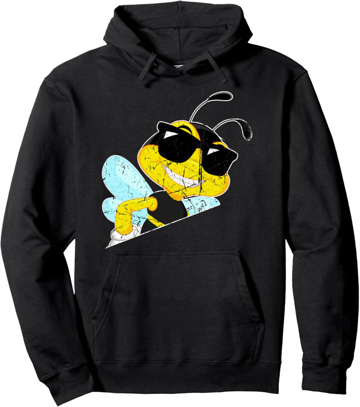 Imker Biene Sonnenbrille Bienenzüchter 70er 80er 90er Pullover Hoodie