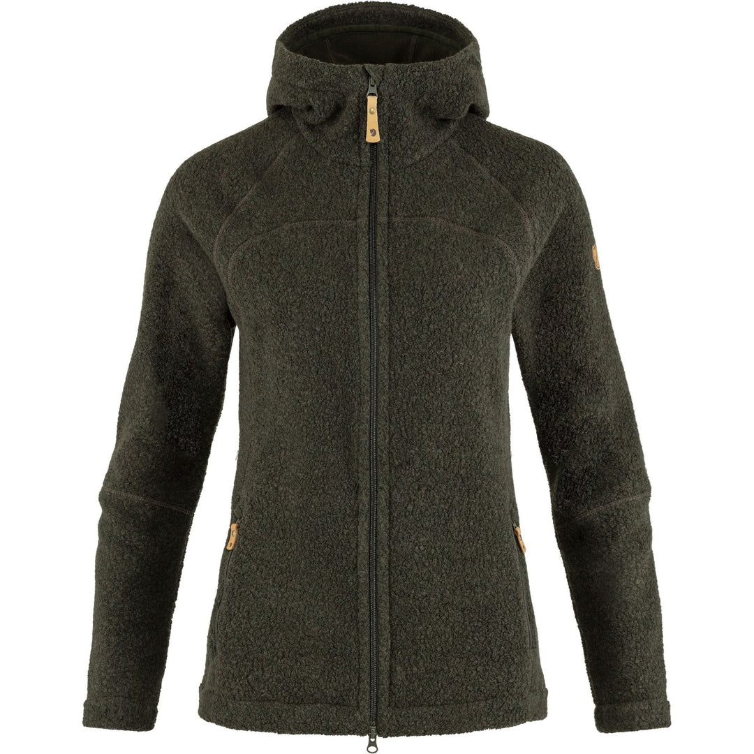 Fjällräven Damen Fleece Sweatshirt XS Deep Forest, XS Deep Forest