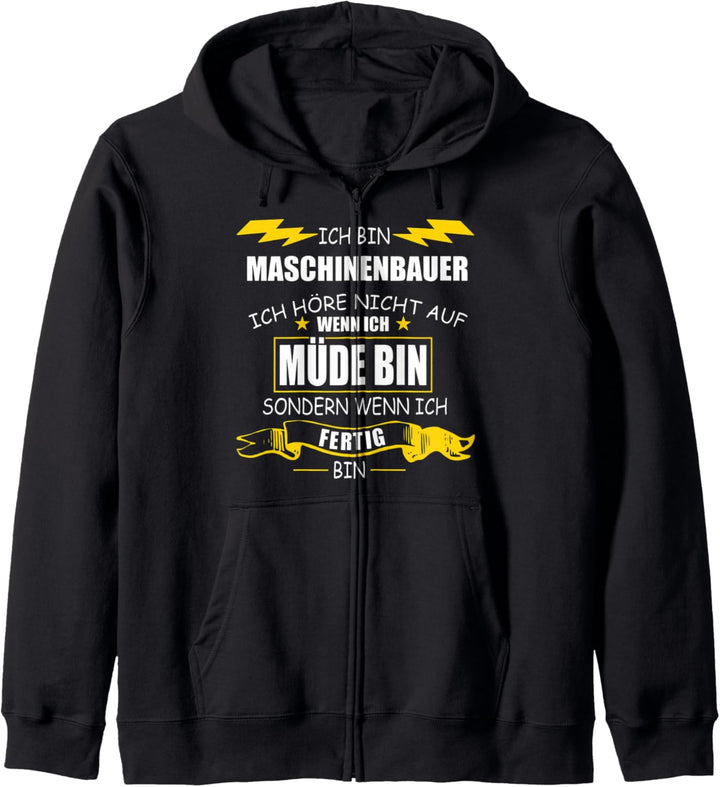 Maschinenbau Ingenieur Geschenk Kapuzenjacke
