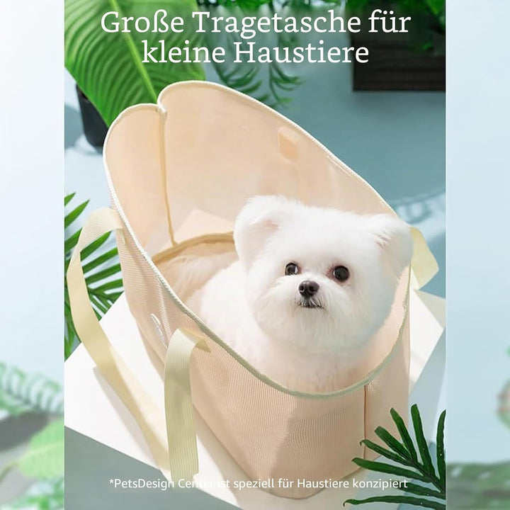 Hundetasche für Kleine Hunde Katze, Sommer Atmungsaktiv Netz Strand Tasche Hund Haustiere Carrier So