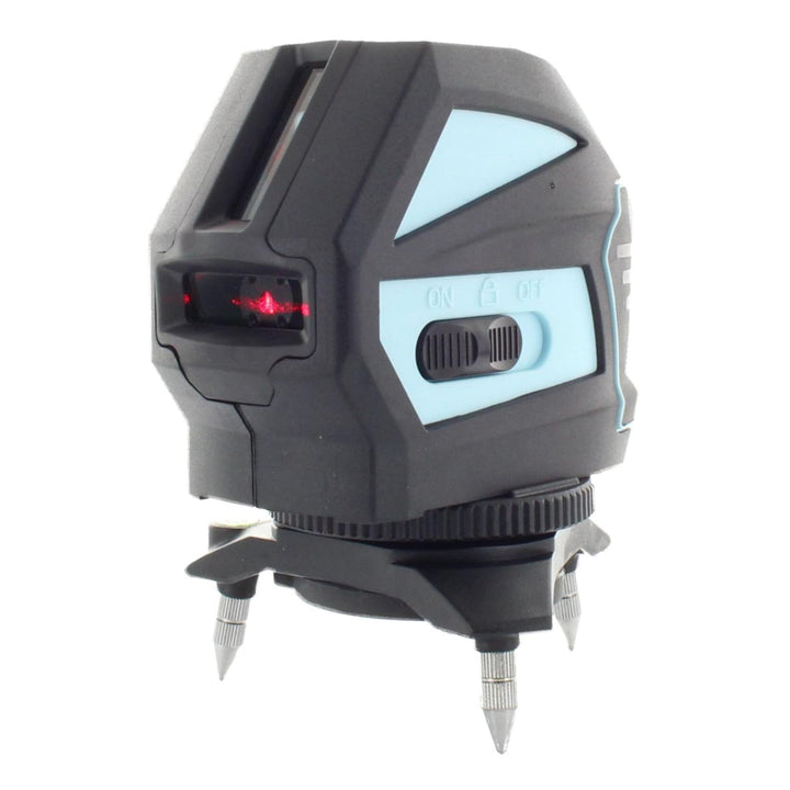 hedue® Linienlaser L1 - Roter Kreuzlinienlaser mit magnetischer Halterung (Multifunktions-Adapter),