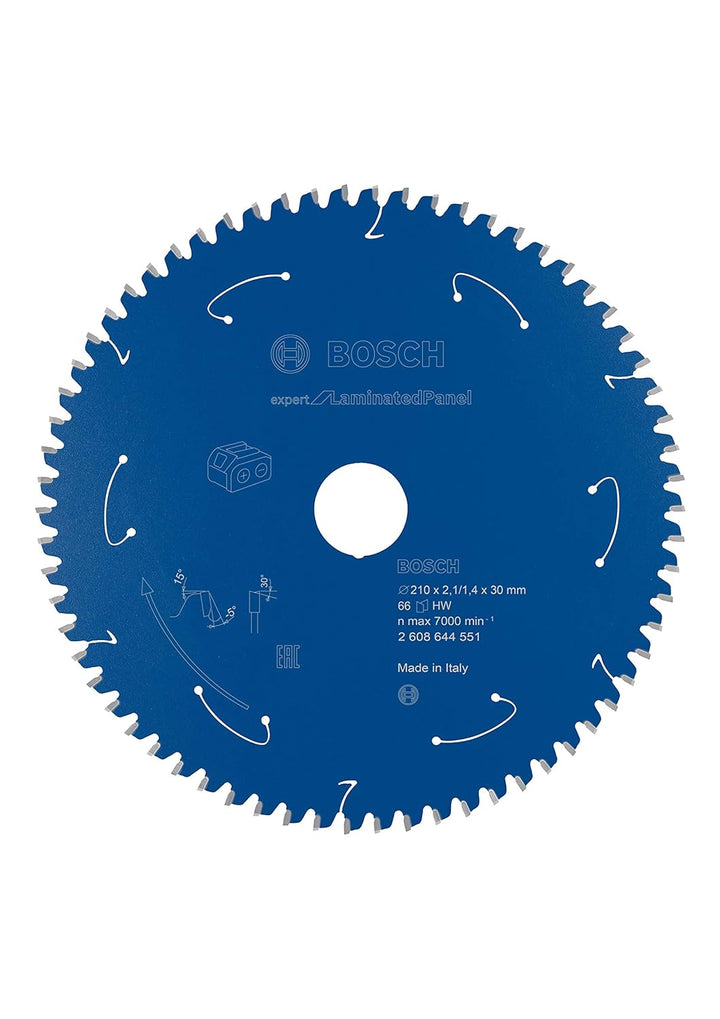 Bosch Accessories 1x Kreissägeblatt Expert for Laminated Panel (Spanplatten, Sägeblatt Ø 210 x 30 x