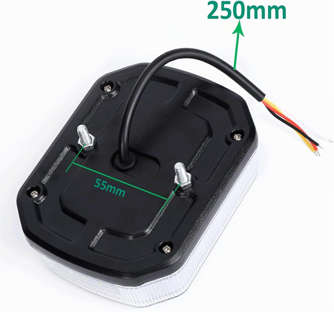 DARKGUARD Rückleuchten für Anhänger LED 10-30V,2 pcs E9 Rücklicht Anhänger KFZ Led 12V, LED Anhänger