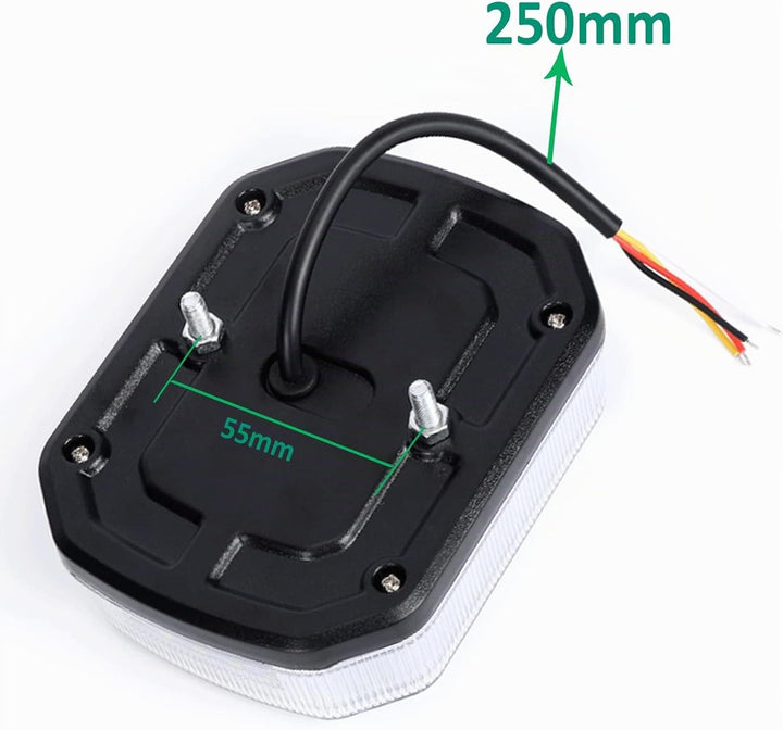 DARKGUARD Rückleuchten für Anhänger LED 10-30V,2 pcs E9 Rücklicht Anhänger KFZ Led 12V, LED Anhänger